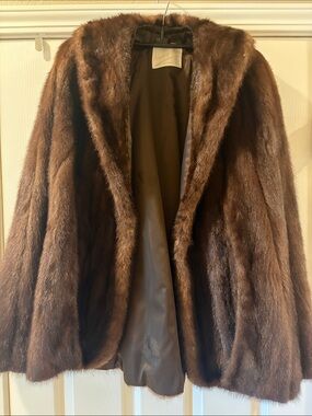 Luxurious Brown Faux Fur Coat - Women's Jacket